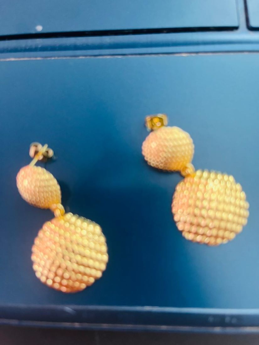 RAJJOS Gold Plated Drop Earrings 109
